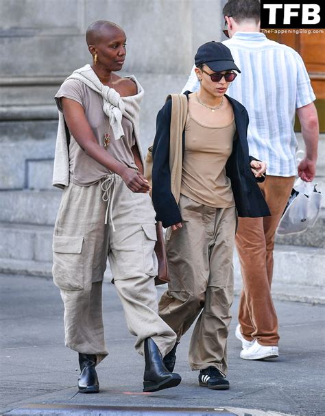 Braless Zoe Kravitz Steps Out With A Friend In Nyc Photos