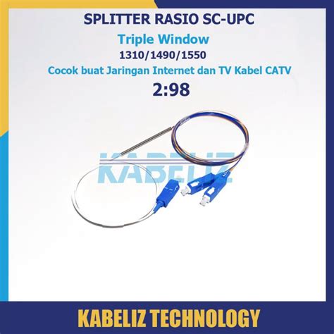 Jual Splitter Ratio X Splitter Ratio Fbt Three Window Spliter