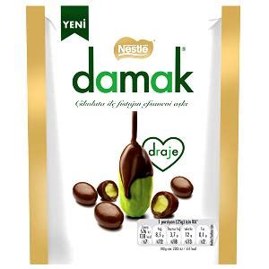 1 Adet 3 gr Nestle Damak Sütlü Çikolata Kaplı Antep Fıstıklı Draje