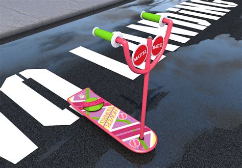 3d Hoverboard Future Model