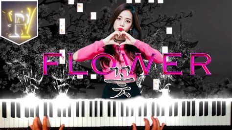 Jisoo Flower Partitura By Piano Warriors