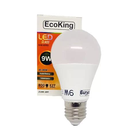 Bola Lampu Led Legend EcoKing 9 Watt SIPLah