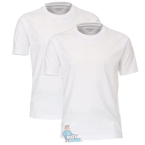 ᐈ Duże męskie koszulki gładkie t shirty 2 sztuki Casa Moda 92500 000