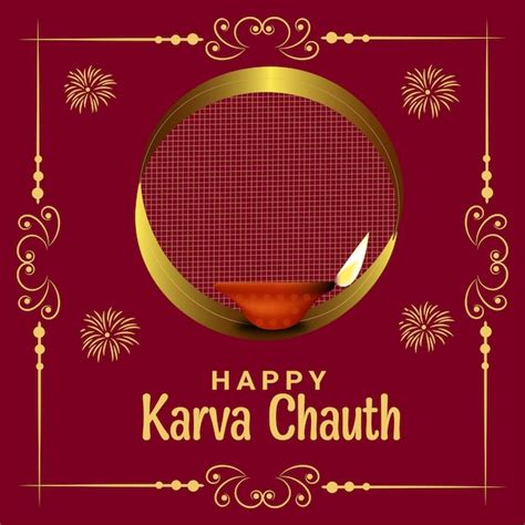 Premium Vector Happy Karwa Chauth Festival Vector And Illustration