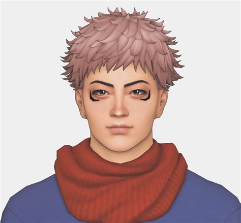 Yuuji Hair V2 The Sims 4 Best Mods