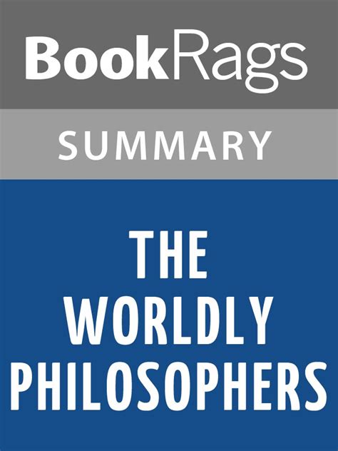 Amazon Summary Study Guide The Worldly Philosophers By Robert