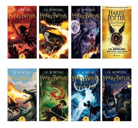 Harry Potter Coleccion Completa 8 Libros Jk Rowling Meses Sin