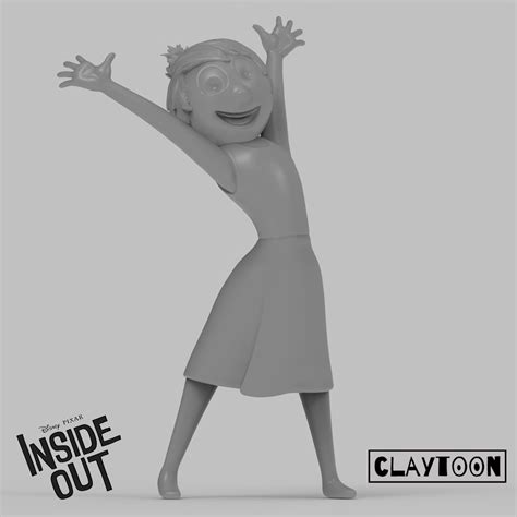 Archivo STL Inside Out Joy Personaje 3D Modelo STL Plan de impresión