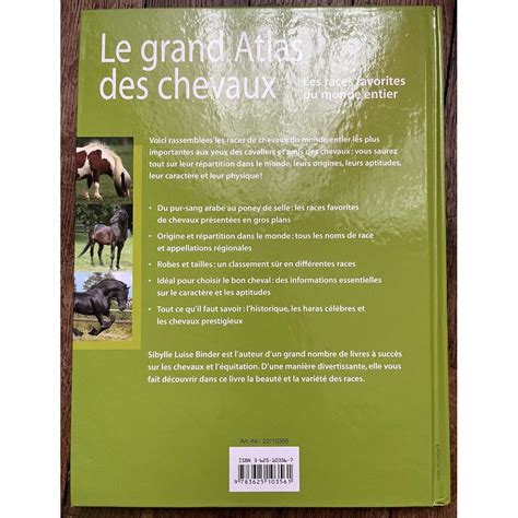 Livre Le Grand Atlas Des Chevaux