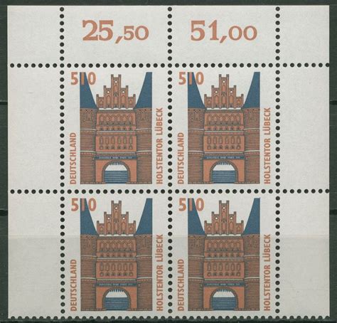 Bund 1997 Sehenswürdigkeiten SWK mit Oberrand 1938 4er Block OR