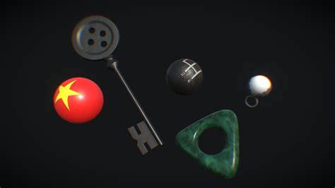 Coraline: key and stuff - Download Free 3D model by Markilic [d716a6b ...