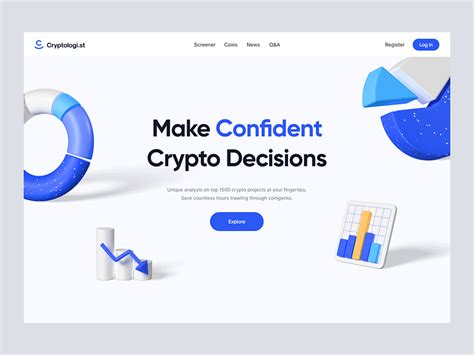 Cryptologist Website by Abo on Dribbble