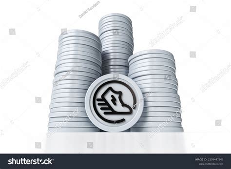 Green Satoshi Token Gst Metaverse Coins Stock Illustration