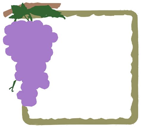 Grape Borders And Frames