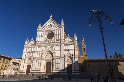 Piazza Santa Croce In Florence Italy Editorial Stock Photo Image Of