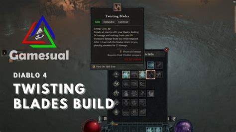 Diablo Twisting Blade Build Ultimate Rogue Gamesual