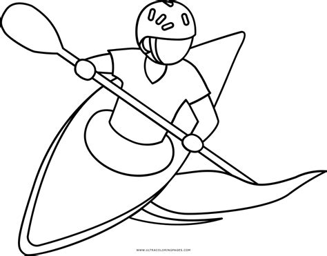 Kayak Coloring Page At GetColorings Free Printable Colorings