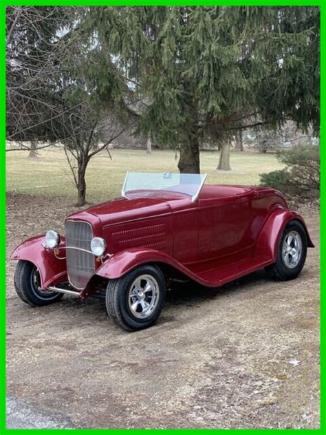 1932 Ford Model B Hot Rod Automatic Rwd Convertible V8 450 Hp Restored Classic Ford Model B