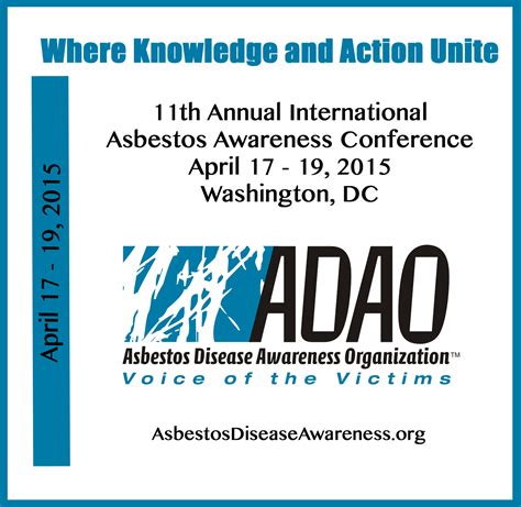 2015 Adao Asbestos Disease Awareness Organization