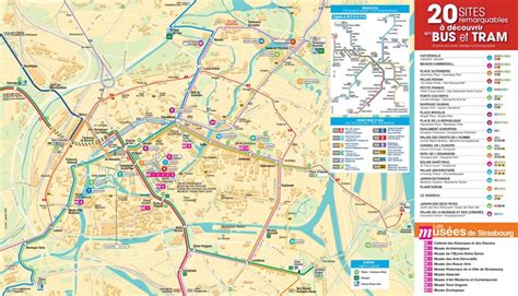 Strasbourg transport map - Ontheworldmap.com