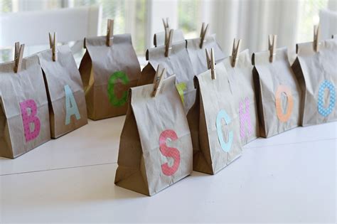 Back To School Diy Brown Bag Banner Project Nursery