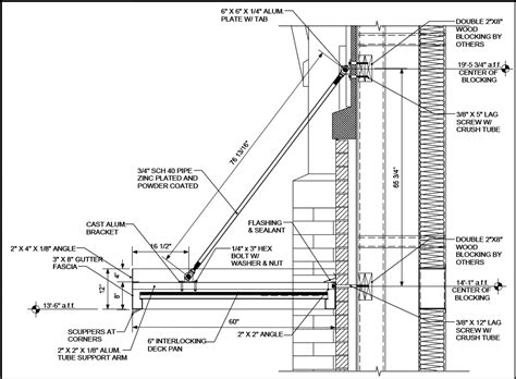 Connection Details Aluminum Canopies Architectural Fabrication