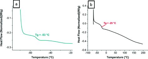 Dsc Thermogram Showing The Glass Transition Temperature Of A Pil