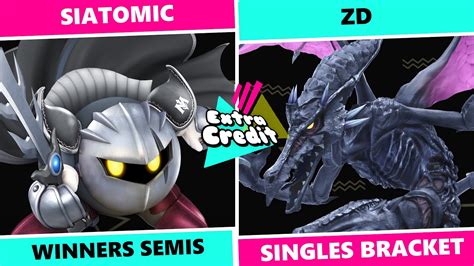 Extra Credit Winners Semis Siatomic Meta Knight Vs Zd Ridley