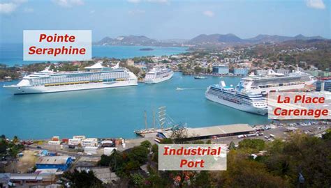 Piers And Terminals St Lucia Castries Cruise Port Guide Iqcruising