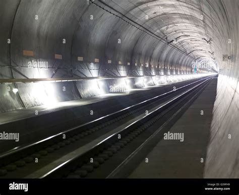 Gotthard rail tunnel hi-res stock photography and images - Alamy