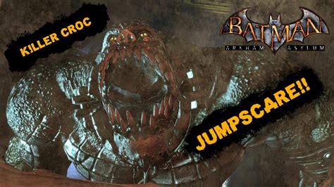 Egg Batman Arkham Asylum Entering Killer Crocs Lair Early Youtube