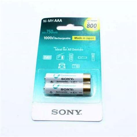 Sony Rechargeable AAA White Battery 800mAh Price In BD