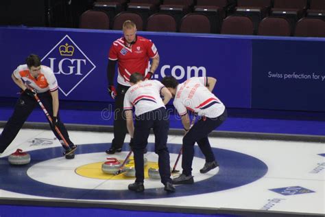 Lgt World Men S Curling Championships Editorial Photo Image Of