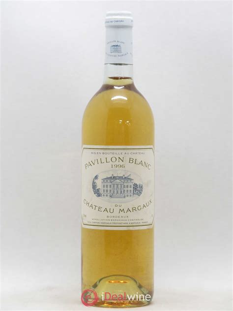 Acheter Pavillon Blanc Du Château Margaux 1996 Lot 8073