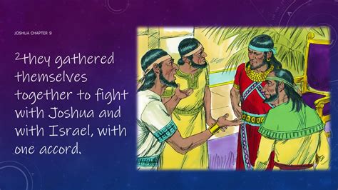 The Gibeonites Tricked Joshua - PnC Bible Reading - Illustrated Bible ...