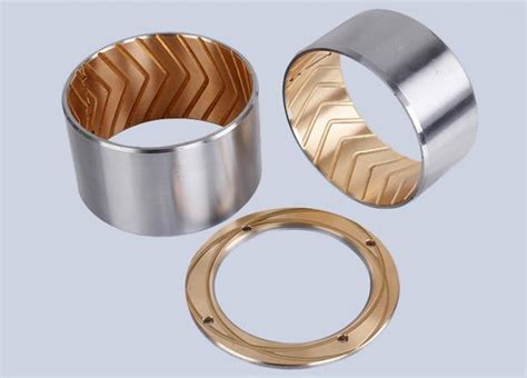 Tin Lead Bronze Alloy Bimetal Bearings Thrust Washer High Fatigue