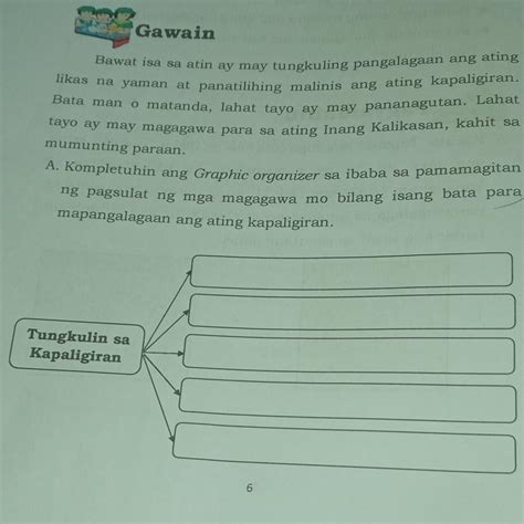 Tungkulin Sa Kapaligiran Brainly Ph