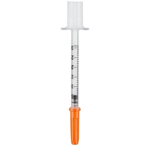 Bd 30 Gauge X 12 Insulin Syringes With Ultra Fine Needle