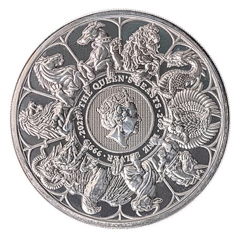 Buy 2021 2 Oz UK Queen S Beast Completer Silver Bullion Coin