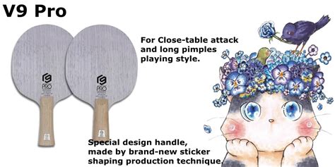 Sanwei Ittf V9 Pro Table Tennis Blade For Professional Training Hot ...