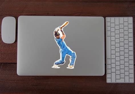 Virat Kohli Sticker Cricket Fan Ipl Season Virat Kohli Batting T