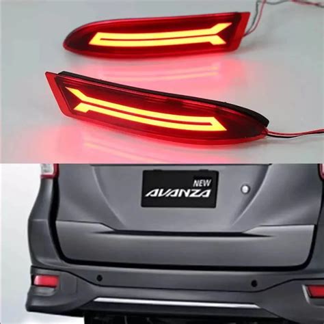 Rear Bumper Light For Toyota Avanza 2015 2016 With Turn Signal Car