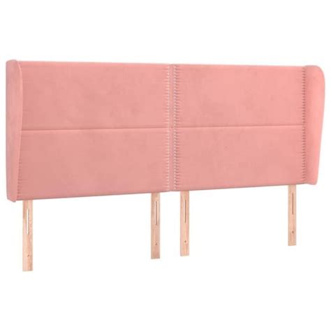 Tête de lit avec oreilles DRFEIFY Rose 203x23x118 128 cm