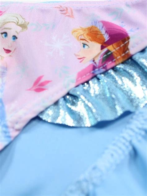 Disney Maillot De Bain fille imprimé La Reine Des Neiges Mauve