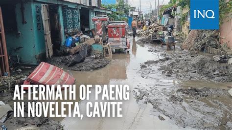 Aftermath Of Paeng In Noveleta Cavite Youtube