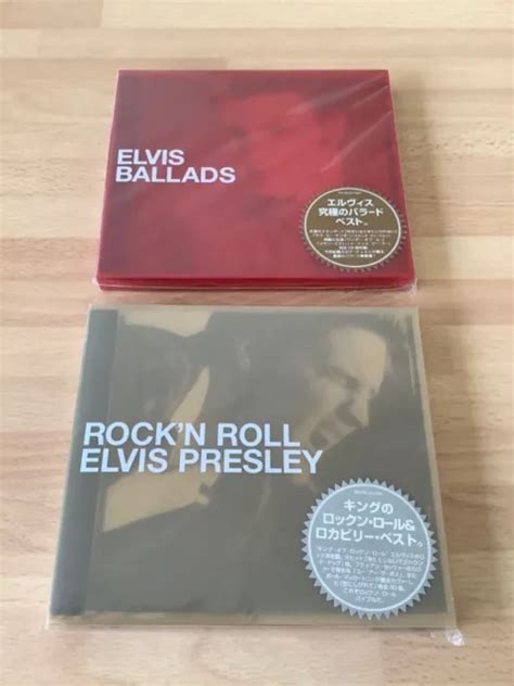 Elvis Presley Ballads Rockn Roll 2 X Very Rare Japan Promo Cds