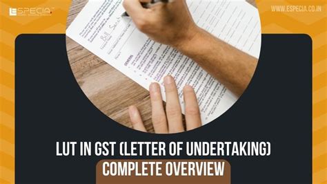 Lut In Gst Letter Of Undertaking Explained Steps To Apply Off