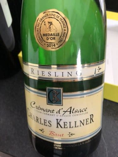 Charles Kellner Crémant d Alsace Riesling Brut Vivino US