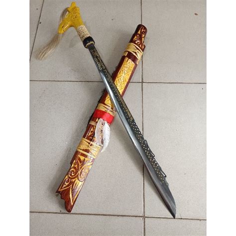 Jual Mandau Lentik Ukuran Jumbo Cm Khas Dayak Kalimantan Shopee