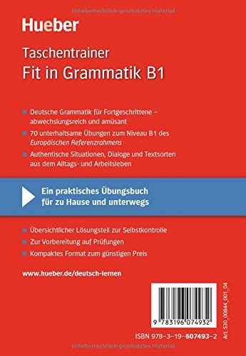 خرید کتاب زبان آلمانی Deutsch üben Taschentrainer Fit In Grammatik B1